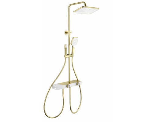 Душевая система Wonzon & Woghand Shelf WW-B4161-BG брашированное золото