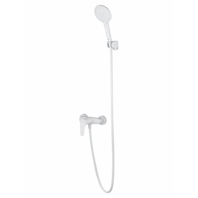 Смеситель Wonzon & Woghand Alfa WW-AE3102-MW для душа, белый/матовый