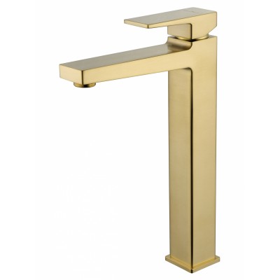 Смеситель Wonzon & Woghand Cube 2.0 WW-88019068-BG для раковины, брашированное золото