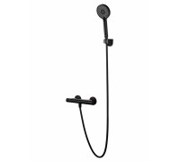 Смеситель Wonzon & Woghand INN 5 WW-B2005-A-MB для душа с термостатом, черный/матовый