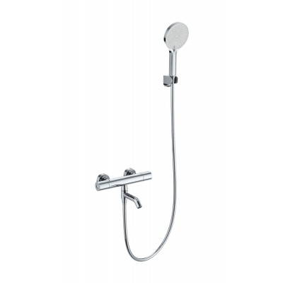 Смеситель Wonzon & Woghand INN 1 WW-B3013-A1-CR для ванны и душа с термостатом, хром