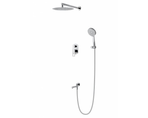 Душевая система Wonzon & Woghand Frame WW-88939010-CR встраиваемая, хром