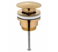 Донный клапан для раковины Wonzon & Woghand WW-88SS07-RG без перелива, розовое золото