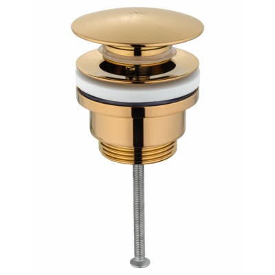 Донный клапан для раковины Wonzon & Woghand WW-88SS07-RG без перелива, розовое золото