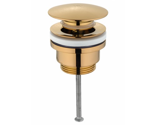 Донный клапан для раковины Wonzon & Woghand WW-88SS07-RG без перелива, розовое золото