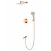 Душевая система Wonzon & Woghand Stick WW-88929010-RG встраиваемая с термостатом, розовое золото