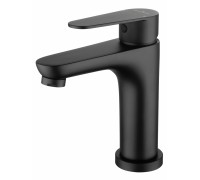 Смеситель Wonzon & Woghand Alfa WW-A40202-MB для раковины, черный/матовый