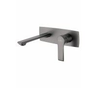 Смеситель Wonzon & Woghand Brilliant WW-88869079-BGM встраиваемый для раковины, темный графит