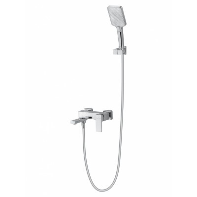 Смеситель Wonzon & Woghand Cube 2.0 WW-88037068-CR для ванны и душа, хром