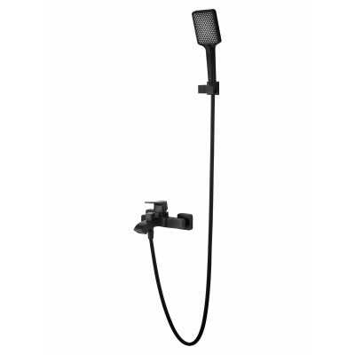 Смеситель Wonzon & Woghand Flex WW-88037072-MB для ванны и душа, черный/матовый