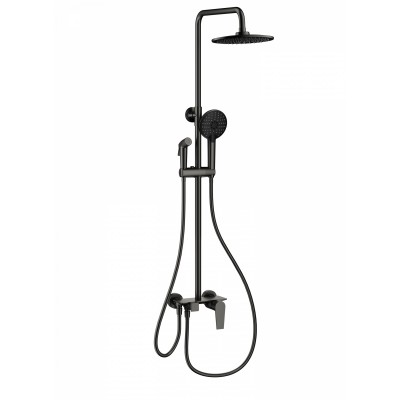 Душевая система Wonzon & Woghand WW-A30874-BGG темный графит