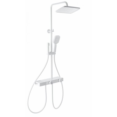 Душевая система Wonzon & Woghand Shelf WW-B4161-MW белый/матовый