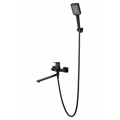 Смеситель Wonzon & Woghand Flex WW-639906-MB для ванны и душа, черный/матовый