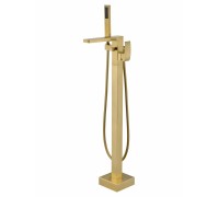 Смеситель Wonzon & Woghand Fit WW-88649009-BG напольный для ванны и душа, брашированное золото