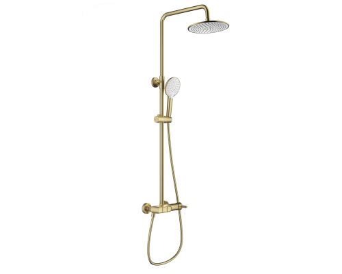 Душевая система Wonzon & Woghand Muse Corno WW-A30653-BG брашированное золото