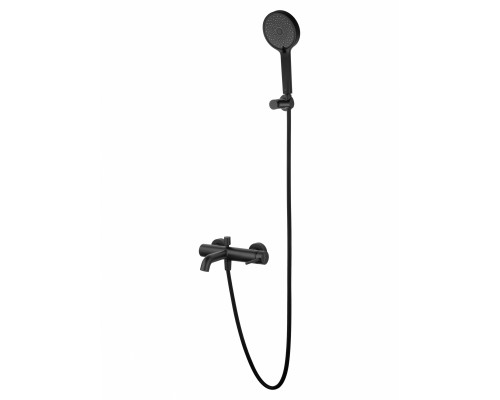 Смеситель Wonzon & Woghand Stick WW-88639017-MB для ванны и душа, черный/матовый