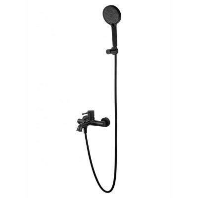 Смеситель Wonzon & Woghand Tor WW-88037073-MB для ванны и душа, черный/матовый
