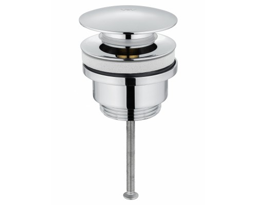 Донный клапан для раковины Wonzon & Woghand WW-88SS07-CR без перелива 1 1/4, хром