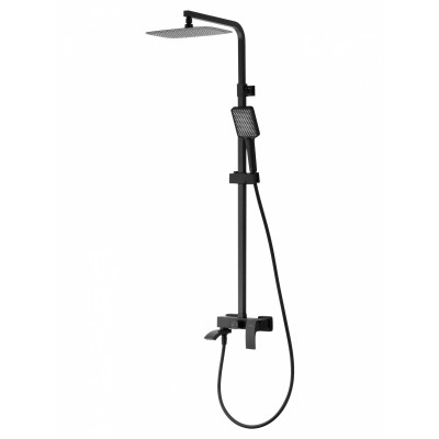 Душевая система Wonzon & Woghand Fit WW-88739009-MB черный/матовый