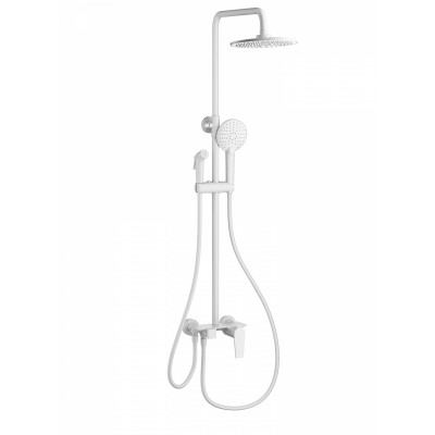 Душевая система Wonzon & Woghand WW-A30874-MW белый/матовый