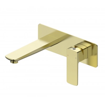 Смеситель Wonzon & Woghand Edge WW-88869003-BG встраиваемый для раковины, брашированное золото