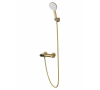 Смеситель Wonzon & Woghand Muse Corno WW-A30902-BG для ванны и душа, брашированное золото