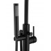 Смеситель Wonzon & Woghand Stick WW-88649017-MB напольный для ванны и душа, черный/матовый