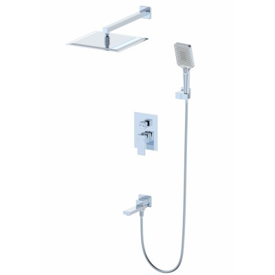 Душевая система Wonzon & Woghand Cube WW-88939016-CR встраиваемая, хром