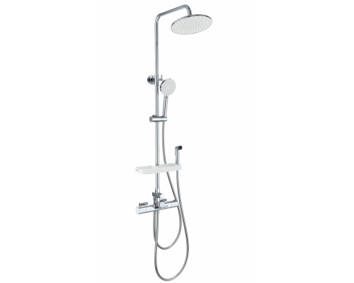 Душевая система Wonzon & Woghand Plate WW-C3017-A1-CR с термостатом, хром
