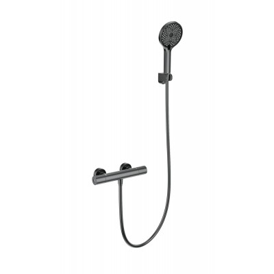 Смеситель Wonzon & Woghand INN 1 WW-B3013-A-BGG для душа с термостатом, темный графит