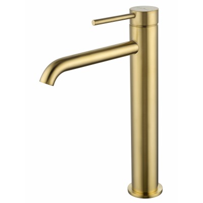 Смеситель Wonzon & Woghand Stick WW-88239017-BG для раковины, брашированное золото