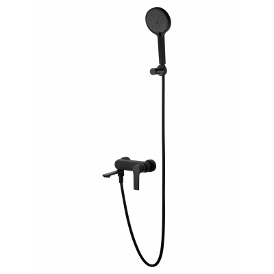 Смеситель Wonzon & Woghand Brilliant WW-88037079-MB для ванны и душа, черный/матовый