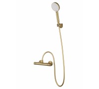 Смеситель Wonzon & Woghand INN 5 WW-B1005-A-BG для душа с термостатом, брашированное золото