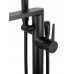 Смеситель Wonzon & Woghand Stick WW-88649901-MB напольный для ванны и душа, черный/матовый