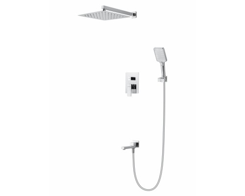 Душевая система Wonzon & Woghand Cube 2.0 WW-88087068-CR встраиваемая, хром