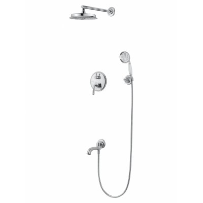 Душевая система Wonzon & Woghand Steam WW-88939008-CR встраиваемая, хром