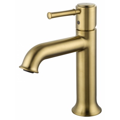 Смеситель Wonzon & Woghand Tor WW-88018073-BG для раковины, брашированное золото