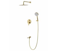 Душевая система Wonzon & Woghand Brilliant WW-88939079-BG встраиваемая, брашированное золото