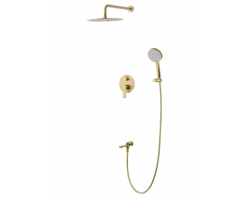 Душевая система Wonzon & Woghand Brilliant WW-88939079-BG встраиваемая, брашированное золото
