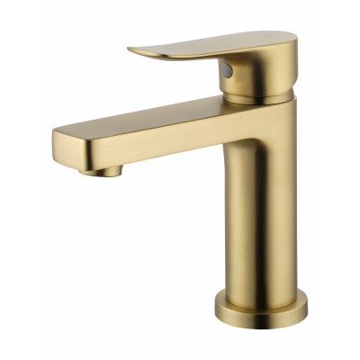 Смеситель Wonzon & Woghand Blend WW-A40222-BG для раковины, брашированное золото