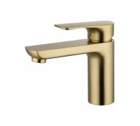 Смеситель Wonzon & Woghand Line WW-A40732-BG для раковины, брашированное золото