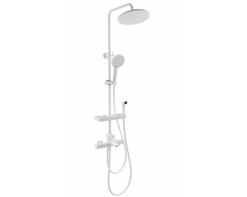 Душевая система Wonzon & Woghand Solid WW-C3011-A1-MW с термостатом, белый/матовый