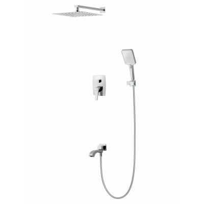 Душевая система Wonzon & Woghand Flex WW-88939072-CR встраиваемая, хром