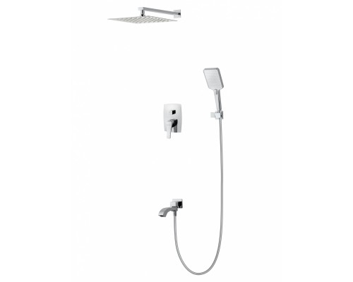 Душевая система Wonzon & Woghand Flex WW-88939072-CR встраиваемая, хром
