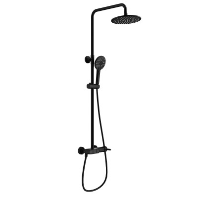 Душевая система Wonzon & Woghand Muse Corno WW-A30653-MB черный/матовый