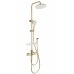 Душевая система Wonzon & Woghand Plate WW-C3017-A1-BG с термостатом, брашированное золото