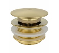 Донный клапан для ванны Wonzon & Woghand WW-SS105-BG 1 1/2 брашированное золото