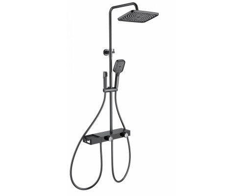 Душевая система Wonzon & Woghand Shelf WW-B4161-BGG темный графит