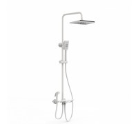 Душевая система Wonzon & Woghand WW-B3310-MW с термостатом, белый/матовый