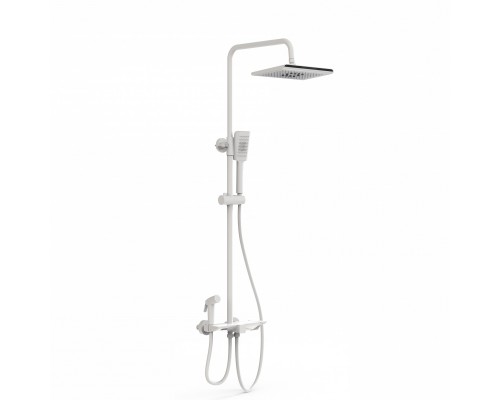 Душевая система Wonzon & Woghand WW-B3310-MW с термостатом, белый/матовый